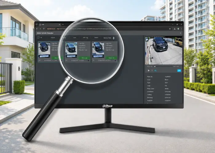 หน้าจอ Dashboard ระบบจัดการทางเข้า-ออก แสดงประวัติการเข้า-ออกและการสืบค้นข้อมูลรถยนต์ย้อนหลัง